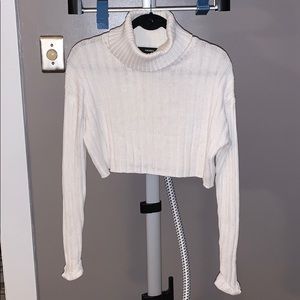 F21 Cropped Turtleneck Sweater